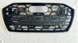 Audi A6 C8 2018–2025 RS-style voorgrille (2024+, zwart) foto 5