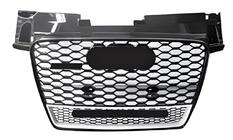 Audi TT 2006–2014 Voorgrille in RS-style met Quattro-opschrift (2008-2014, zwart) foto 1