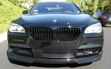 BMW 7 Serie F01/F02 2008–2015 Nierrooster 1 Bar (hoogglans zwart) foto 1