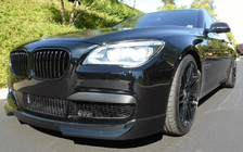 BMW 7 Serie F01/F02 2008–2015 Nierrooster 1 Bar (hoogglans zwart) foto 3