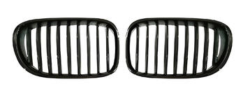 BMW 7 Serie F01/F02 2008–2015 Nierrooster 1 Bar (hoogglans zwart) foto 2