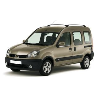 Buiten raamomlijsting RVS (2-delig) Renault Kangoo 1998–2008 foto 1
