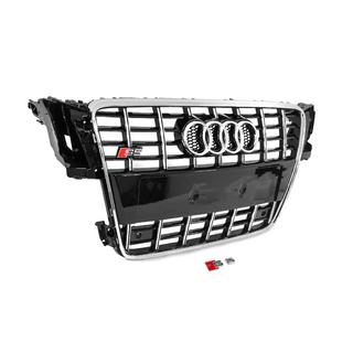 Radiateurgrille S-style (2007-2011, zwart met chroom) foto 3