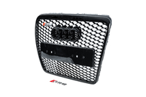 Audi A6 C6 2004–2011 Voorgrille in RS-stijl (zwart) foto 2