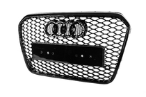 Audi A6 C7 2011–2017 Zwarte RS-style voorgrille (2011-2014) foto 6