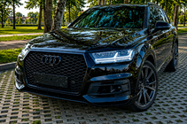 Audi Q7 2015–2026 RSQ7-style voorgrille (2015-2019, zwart) foto 4