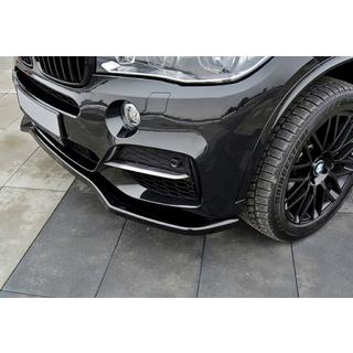 Frontlip spoiler DPT V-1 (voor M-Sport, hoogglans zwart) BMW X5 F15 2013–2018 foto 1