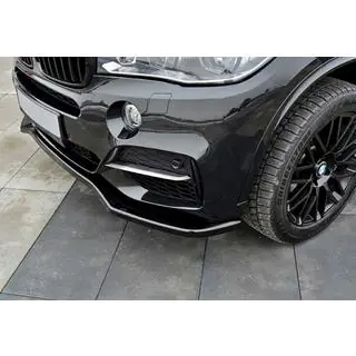 Frontlip spoiler DPT V-1 (voor M-Sport, hoogglans zwart) foto 1