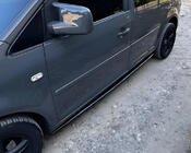 Volkswagen Caddy 2015–2020 Performance side skirts (zwart) foto 5