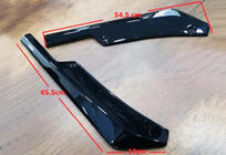 Volkswagen Caddy 2004–2010 Flap achterbumper flaps DPT (ABS) (2 stuks) (glanzend zwart) foto 10