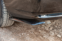 Volkswagen Caddy 2004–2010 Flap achterbumper flaps DPT (ABS) (2 stuks) (glanzend zwart) foto 11