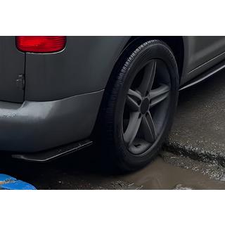 Flap achterbumper flaps DPT (ABS) (2 stuks) (glanzend zwart) Volkswagen Caddy 2004–2010 foto 1