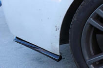 Volkswagen Caddy 2010–2015 Flap achterbumper flaps DPT (ABS) (2 stuks) (glanzend zwart) foto 6