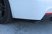 Volkswagen Caddy 2010–2015 Flap achterbumper flaps DPT (ABS) (2 stuks) (glanzend zwart) foto 7