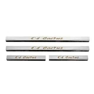 Carmos dorpellijsten (set 4 stuks, RVS) foto 1