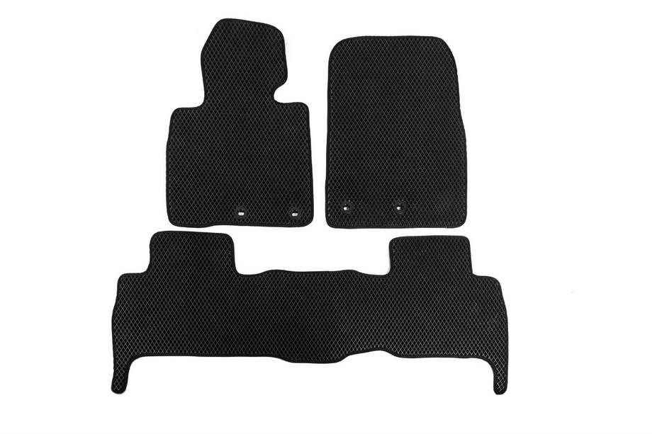 Toyota Land Cruiser 200 2007–2021 EVA V-2 polyurethaan automatten (2012-2021, Zwart) Image