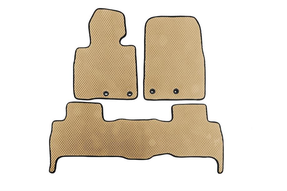 Lexus LX570/450d 2008–2022 Polyurethaan EVA V-2 vloermatten (2012-2021, Beige) Image