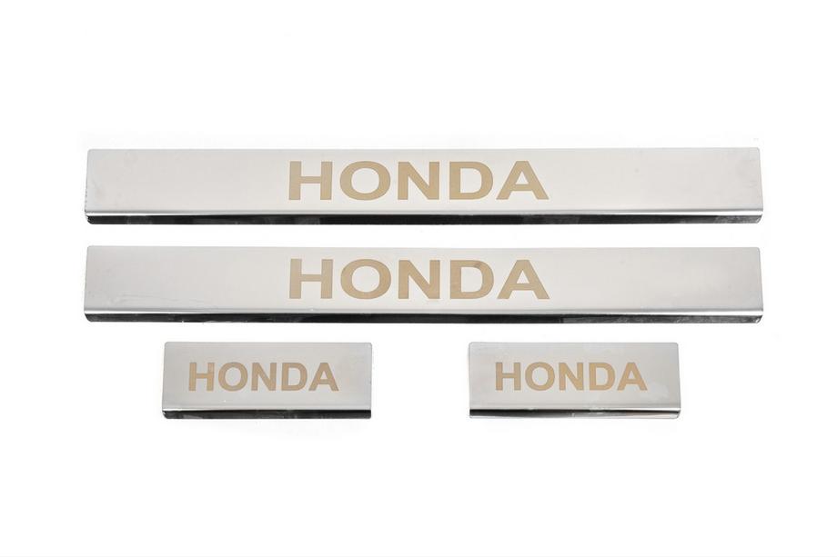Honda CR-V 2007–2011 Carmos dorpellijsten (set 4 stuks, RVS) Foto 1