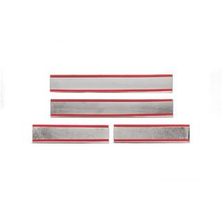 Carmos dorpellijsten (set 4 stuks, RVS) Renault Captur 2013–2019 foto 3