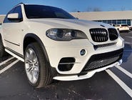 BMW X5 E70 2007–2013 Voorbumper lipspoiler (voor 2010-2013 Base, overspuitbaar) foto 8