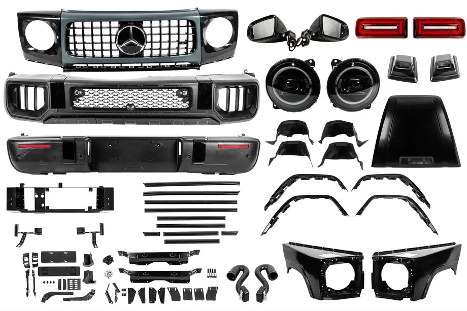 Mercedes G-klasse W463 1990–2018 Facelift kit voor W465 2025 G63 Image