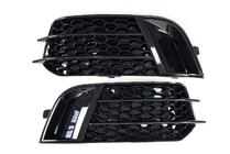 Audi A1 2010–2018 Mistlamproosters RS-Style (2010-2014, 2 stuks, Zwart) foto 1