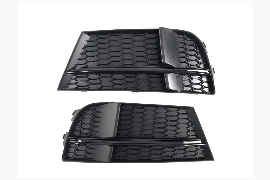 Audi A3 2012–2020 Mistlamproosters S-Style V-1 (2016-2020, 2 stuks, Zwart) Image