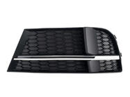Audi A3 2012–2020 Mistlampgrilles S-Style V-2 (2016-2020, 2 stuks, Zwart) foto 3