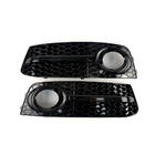 Audi A4 B8 2007–2015 Mistlamproosters RS-Style (2007-2011, 2 stuks, zwart) foto 2