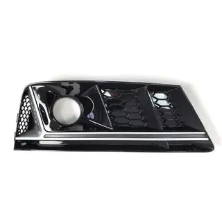 Mistlampgrilles met opening RS-Style (2015-2019, 2 stuks, zwart) Audi A4 B9 2015–2024 foto 4