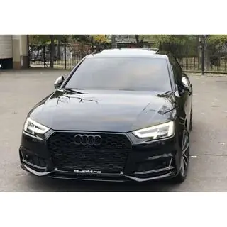 Mistlampgrilles met opening RS-Style (2015-2019, 2 stuks, zwart) Audi A4 B9 2015–2024 foto 2