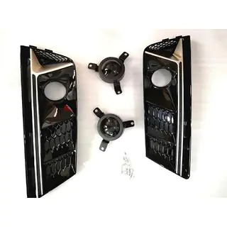 Mistlampgrilles met mistlampen RS-Style (2015-2019, 2 stuks, zwart) Audi A4 B9 2015–2024 foto 2