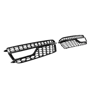 Mistlampgrilles RS-Style (Sport, 2011-2015, 2 stuks, zwart) Audi A5 2007–2015 foto 1