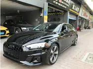 Audi A5 2016–2025 Mistlampgrilles met mistlampen RS-Style (Voor S-Line, 2020-2025, 2 stuks, Zwart) foto 1