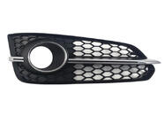 Audi A8 2010–2018 Mistlampgrilles met mistlampen (2014-2018, 2 stuks, zwart met grijs) foto 3