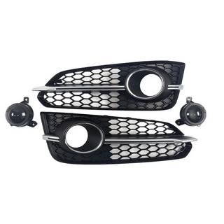 Mistlampgrilles met mistlampen (2014-2018, 2 stuks, zwart met grijs) foto 1