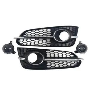 Mistlampgrilles met mistlampen (2014-2018, 2 stuks, zwart met grijs) foto 1