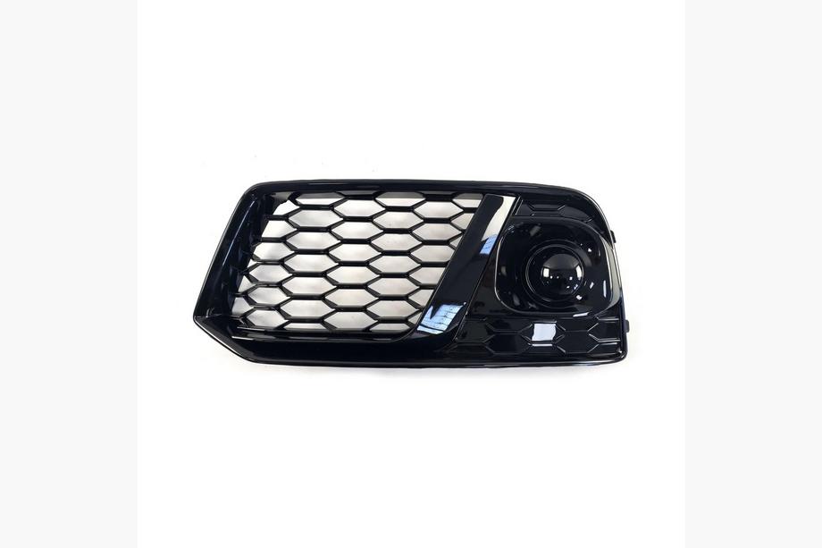 Audi Q5 2017–2025 Mistlamproosters met mistlampen RS-Style (2017-2020, 2 stuks, zwart) Foto 3