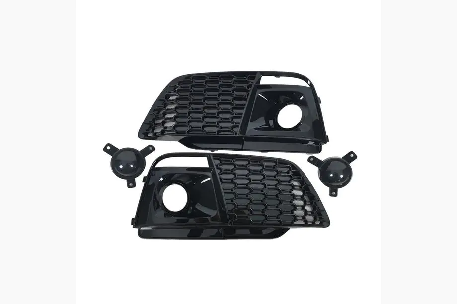 Audi Q5 2017–2025 Mistlampgrilles met mistlampen RS-Style (Sport, 2017-2020, 2 stuks, Zwart) Image