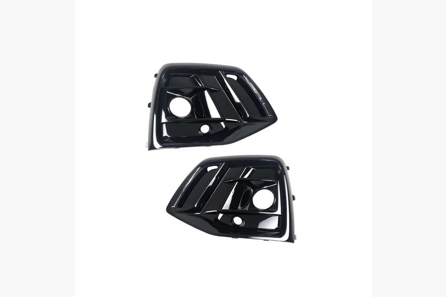 Audi Q5 2017–2025 RS-Style mistlampgrilles (2020-2025, 2 stuks, zwart) Image