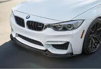 BMW 4 Serie F32/F33/F36 2012–2020 Voorbumperlip DPT Lip V-2 (voor M4, hoogglans zwart) foto 4