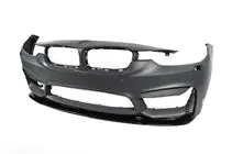 BMW 4 Serie F32/F33/F36 2012–2020 Voorbumperlip DPT Lip V-2 (voor M4, hoogglans zwart) foto 14