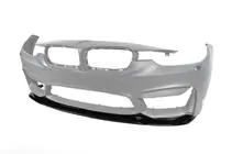 BMW 4 Serie F32/F33/F36 2012–2020 Voorbumperlip DPT Lip V-2 (voor M4, hoogglans zwart) foto 10