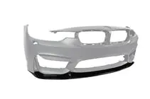 BMW 4 Serie F32/F33/F36 2012–2020 Voorbumperlip DPT Lip V-2 (voor M4, hoogglans zwart) foto 9