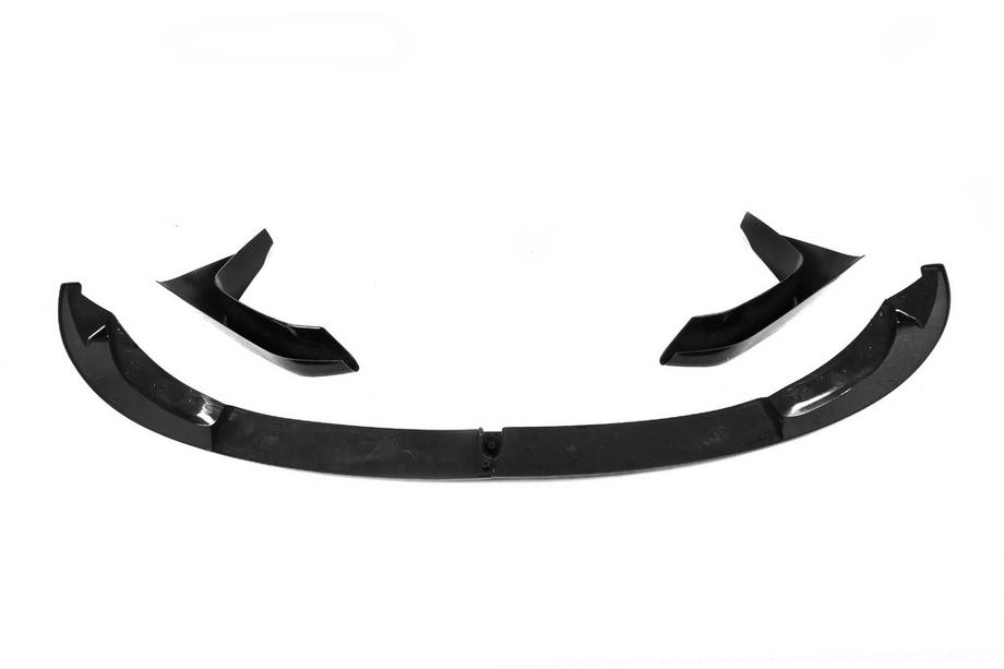 BMW 4 Serie F32/F33/F36 2012–2020 DPT V-3 voorbumper lip spoiler (voor M4, glanzend zwart) Foto 5