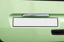 Renault Kangoo 2008–2020 RVS sierstrip boven het kenteken foto 1