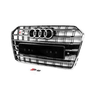 Zwarte voorgrille met chromen omlijsting S-Style (2014-2017) foto 2