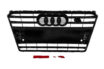 Audi A7 2010–2018 Radiateurgrille vóór S-Style (2010-2014, zwart met chroom) foto 4