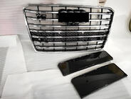 Audi A8 2010–2018 Voorgrille (2014-2018, zwart met chroom) foto 1