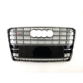 Radiateurgrille S-Style (2014-2018, zwart met chroom) foto 1